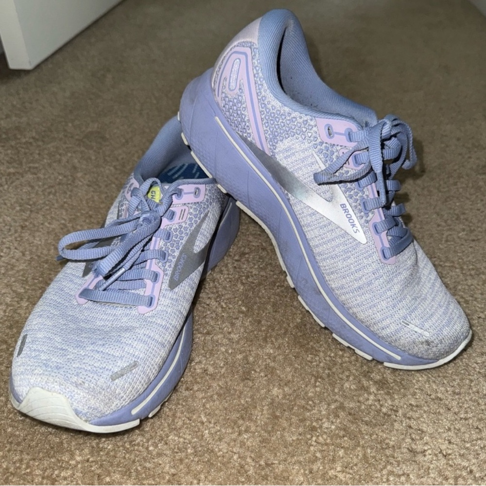 Brooks Ghost 14 Women's Neutral Running Shoe - Lilac/Purple - Picture 3 of 6